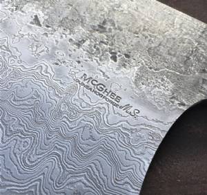 Damascus Pit Master Cleaver #3